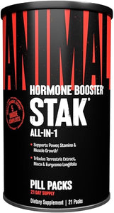 Stak – Complete Natural Hormone Booster Supplement with Tribulus – Natural Testosterone Booster for Athletes – Contains Estrogen Blockers – 1 Month Cycle in Pakistan