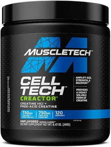 Cell-Tech Creactor Creatine HCl Powder,Post Workout Muscle Builder for Men & Women ,Creatine Hydrochloride + Free-Acid,Unflavored (120 Servings),8.47 oz in Pakistan