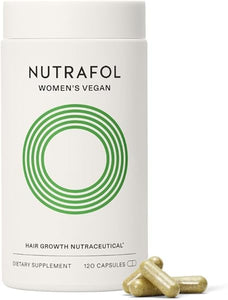 Nutrafol Women's Vegan Hair Growth Supplements, Plant-based, For Women 18-44 Years Old, Clinically Tested for Visibly Thicker, Stronger Hair, Dermatologist Recommended - 1 Month Supply in Pakistan