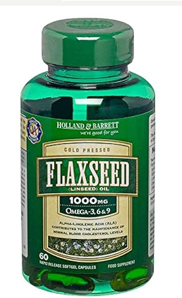 Vegetarian Flaxseed Linseed Oil 60 Capsules10 in Pakistan