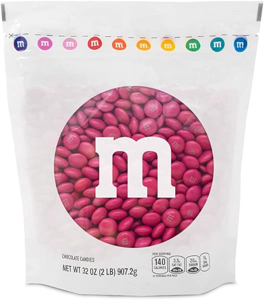 M&M’S Dark Pink Milk Chocolate Candy, 2lbs  in Pakistan