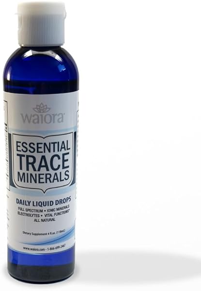 Essential Trace Minerals | Help Replenish Key Trace Minerals | 60+ Ionic Trace Minerals | Support Body’s Essential Functions, pH Balance | Plus Electrolytes for Hydration (1 Bott / 48 serv) in Pakistan