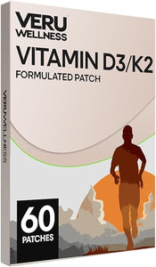 D3/K2 Essential Patch - Bariatric Support Vitamins D3 K2 (60 Patches) in Pakistan