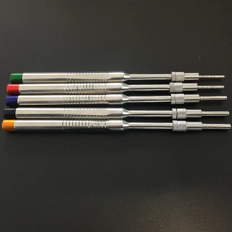 5Pcs/set Dental Implant Osteotome Instruments Sinus  Straight ( Concave Tips)