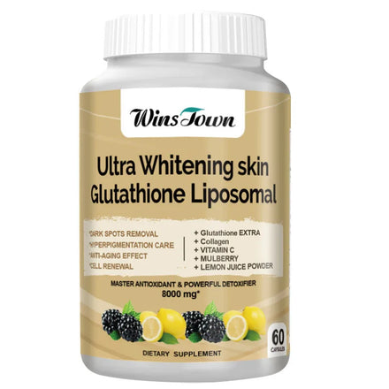60 Pcs Ultra Whitening Skin Glutathione Liposomal Capsule  8000mg