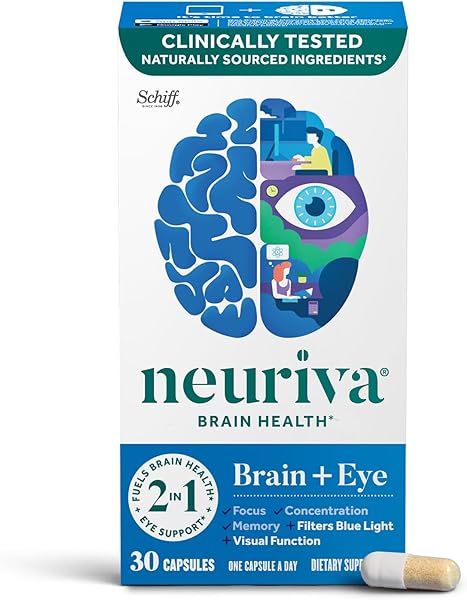 NEURIVA Brain + Eye Supplement for Memory, Fo in Pakistan