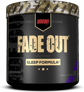 Fade Out Sleep Formula, Grape - Vegan, Sugar Free + Keto Friendly Night Time Sleep Aid - Vitamin C & Magnesium - Melatonin & GABA to Promote Rest (30 Servings) in Pakistan