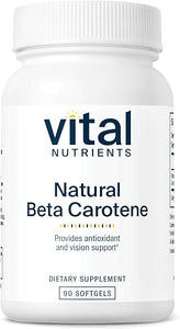 Natural Beta Carotene - Precursor to Vitamin A - Antioxidant - Vision, Skin, and Reproductive Health Support - 90 Softgels per Bottle - 25,000 IU in Pakistan