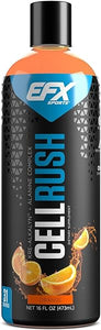 Cell Rush | Fast Acting Muscle Fuel | 1.5g Kre Alkalyn pH Correct Creatine + 1.5g Beta Alanine | Efficient Liquid Delivery | 16 Fl Oz (Orange) in Pakistan