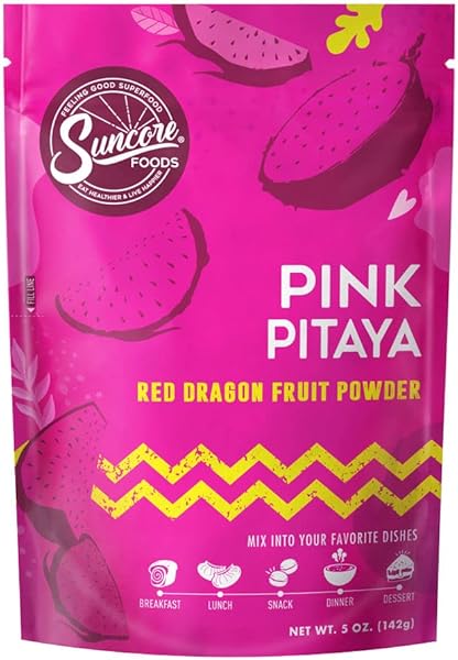 Suncore Foods Pink Pitaya Powder, Pink Food C in Pakistan