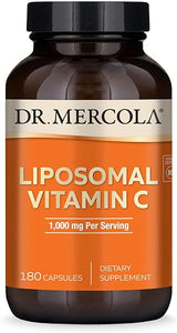 Dr. Mercola Liposomal Vitamin C, 1,000 mg per Serving, 90 Servings (180 Capsules), Dietary Supplement, Supports Immune Health, Non GMO, NSF Certified in Pakistan