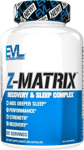 Magnesium and Zinc Post Workout Supplement - ZMatrix Zinc Magnesium Aspartate Muscle Recovery Supplement for Sleep Support and Muscle Health - EVL Post Workout Recovery Bodybuilding Supplement in Pakistan