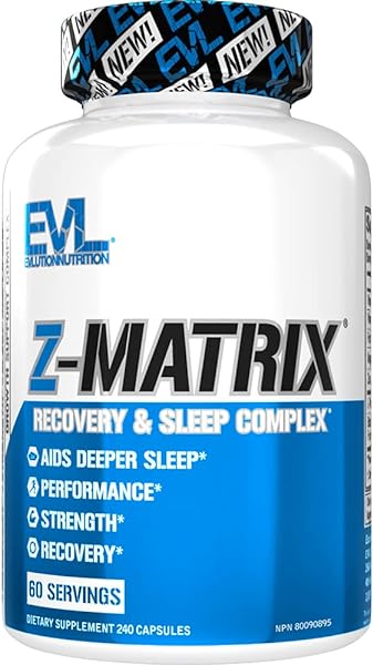 Magnesium and Zinc Post Workout Supplement - ZMatrix Zinc Magnesium Aspartate Muscle Recovery Supplement for Sleep Support and Muscle Health - EVL Post Workout Recovery Bodybuilding Supplement in Pakistan in Pakistan