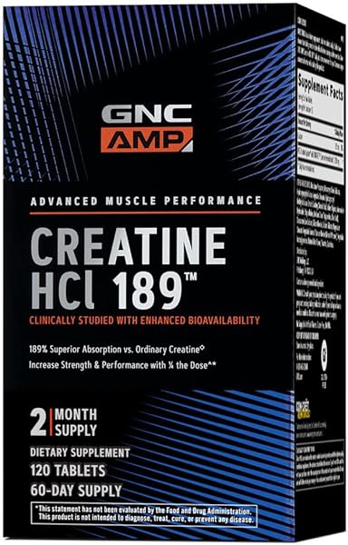 GNC AMP HCl 189, 120 Tablets in Pakistan