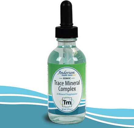 Trace Mineral Complex | Full Spectrum Minerals | Ionic Liquid Mineral Drops for Water | Electrolytes, Hydration Supplement | 2 fl oz Glass Bottle in Pakistan