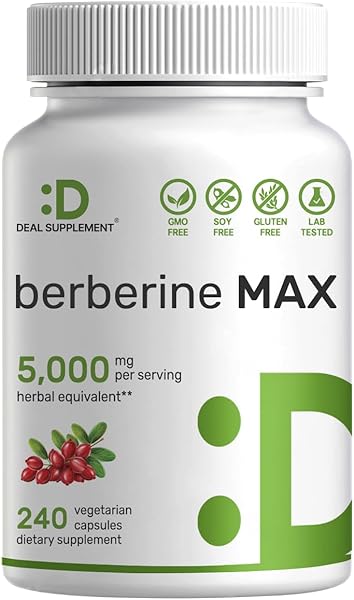 Berberine Max Supplement with Turmeric, 5,000 in Pakistan