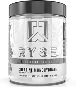 RYSE Up Supplements Element Series Creatine Monohydrate | Increase Lean Muscle Mass | Improve Strength & Power | Reduce Fatigue | Perform Better | 60 Servings in Pakistan