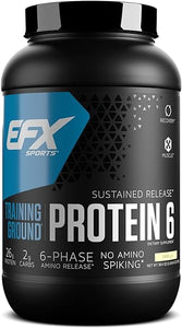 Training Ground Protein 6 | Whey Isolate & Concentrate, Egg White, & Pea Protein | 26g 6-Source Sustained Release Protein | 32 servings (Vanilla) in Pakistan