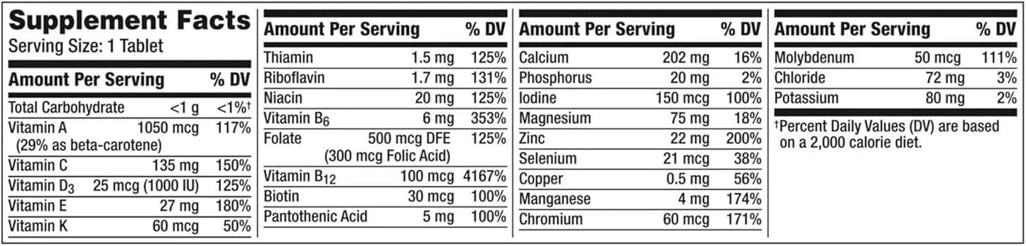 Silver Women 50 Plus, Multivitamin