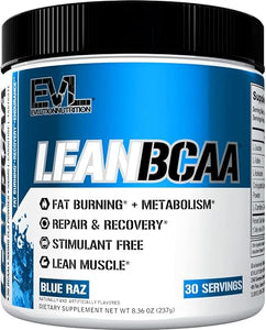 Stimulant Free Lean BCAA Powder Nutrition BCAAs Amino Acids Powder with CLA Carnitine and 2:1:1 Branched Chain Amino Acids Supports Muscle Recovery Fat Burn and Metabolism - Blue Raz in Pakistan