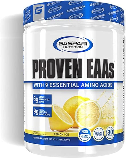Proven EAAs, Vegan Fermented EAAs, Enhances Recovery & Replenishes Electrolytes, Non GMO (30 Servings, Lemon Ice) in Pakistan