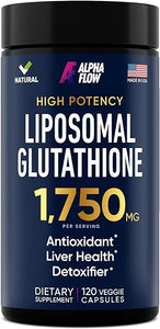 Liposomal Glutathione Supplement 1750MG - Pure Glutathione Liposomal with Vitamin C + Phospholipid Antioxidant Complex - L Glutathione for Liver Detox and Immune Support Supplement - 120 Caps in Pakistan