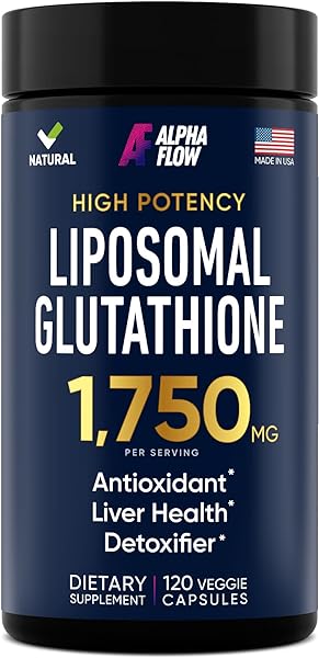 Liposomal Glutathione Supplement 1750MG - Pure Glutathione Liposomal with Vitamin C + Phospholipid Antioxidant Complex - L Glutathione for Liver Detox and Immune Support Supplement - 120 Caps in Pakistan in Pakistan