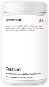 Momentous Creatine Monohydrate Powder - Creapure Creatine Performance - Monohydrate Creatine for Muscle Support, Helps Energy Levels - Creatine for Women & Men - 5g Per Serving (90 Servings) in Pakistan