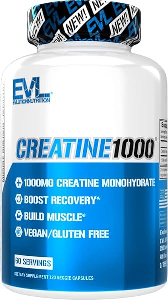 Pure Creatine Monohydrate Capsules 1000mg Nut in Pakistan