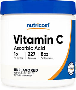 Nutricost Ascorbic Acid Powder (Vitamin C) 0.5 LBS (8 Ounce) in Pakistan