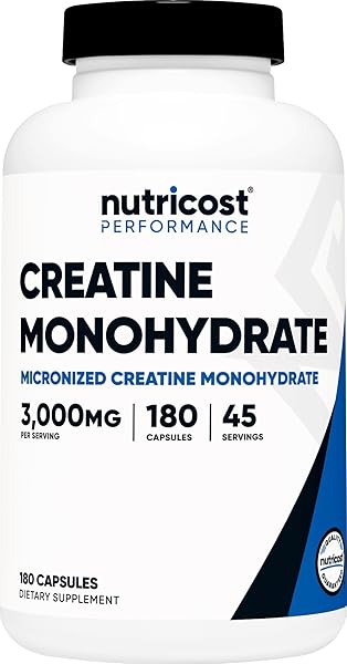 Nutricost Creatine Monohydrate 3,000mg, 180 C in Pakistan