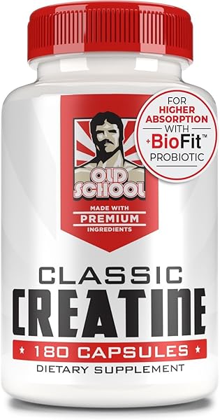 Creatine Monohydrate Capsules - 5000mg + BioFit™ (Max Strength) Supports Muscle Growth & Recovery, Performance, Cognitive Health - Creatine Pills for Men & Women - Made in USA + 180 V Capsules in Pakistan