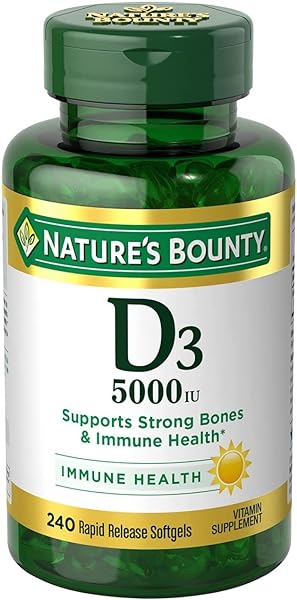 Nature's Bounty Vitamin D3, Immune Support, 1 in Pakistan