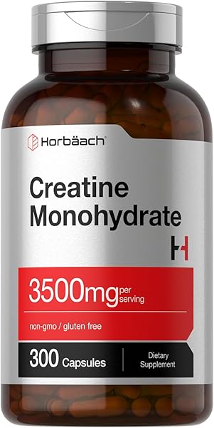 Horbäach Creatine Monohydrate Capsules | 350 in Pakistan