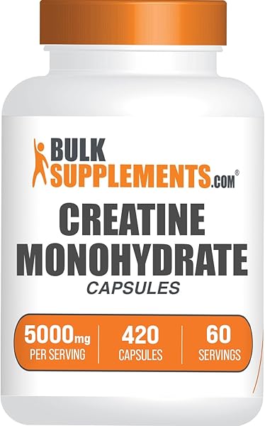 BulkSupplements.com Creatine Monohydrate Caps in Pakistan