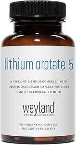 Lithium Orotate - 5mg of Elemental Lithium per Vegetarian Capsule in Pakistan