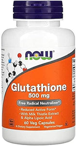 Foods - Glutathione Cellular Antioxidant 500 mg. - 60 Vegetarian Capsules in Pakistan