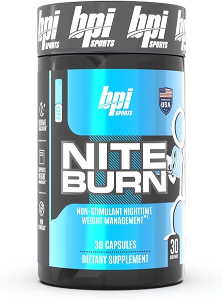 Nite burn – Nighttime Fat Burner & Sleep Support – Keto-Friendly – Weight Loss, Burn Fat, Relaxation, Boost Metabolism – 30 servings – 640mg, Capsule in Pakistan in Pakistan