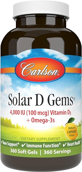 Solar D Gems, Vitamin D3 and Omega-3 Suppleme in Pakistan