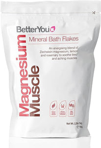 Magnesium Muscle Bath Flakes - Mineral Bath Salts for Muscle Recovery - Post-Workout Soak for Sore Muscles - Natural Magnesium - 2.3 lb in Pakistan