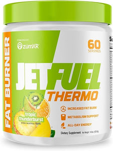 JetFuel Tropic Thunderburst Thermo Powder for Fat Burning, ZumXR Caffeine, Carnitine, Theanine, for Men & Women, 60 Servings in Pakistan