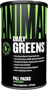 Daily Greens Pill Packs - Kale, Wheat Grass, Alfalfa & More - Convenient Prebiotic and Probiotic Superfood Blend for Superior Digestion, Gut Health, and Immunity For Men & Women - 30 Day Supply in Pakistan