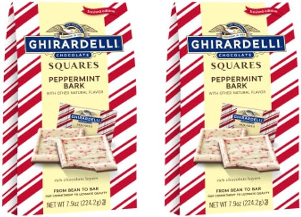 Peppermint Bark Squares Milk Chocolate Large Bag 7.9 Oz Pack of Two in Pakistan in Pakistan