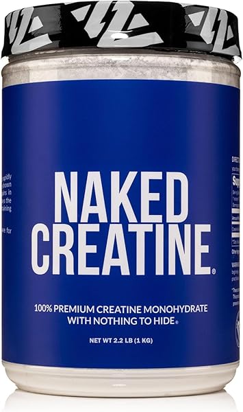 NAKED Pure Creatine Monohydrate – 200 Servings - 1,000 Grams, 2.2lb Bulk, Vegan, Non-GMO, Gluten Free, Soy Free. Aid Strength Gains, No Artificial Ingredients CREATINE in Pakistan in Pakistan