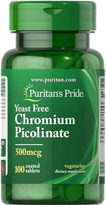 Chromium Picolinate 500 Mcg Yeast Free, 100 Count in Pakistan