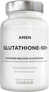 Glutathione-SR+ Advanced Sustained-Release Supplement - Cellular & Antioxidant Support - 2-Month Supply - Reduced L-Glutathione - Galactomannans Fenugreek Seed - Time-Reduced Matrix - 60 Capsules in Pakistan