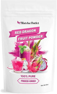 Freeze Dried Red Dragon Fruit Powder 8oz - All-Natural Pitaya Powder Rich in Antioxidant Fiber and Vitamin C - Natural Food Coloring Powder in Pakistan