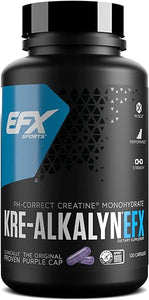 Kre-Alkalyn EFX | pH Correct Creatine Monohydrate Pill Supplement | Strength, Muscle Growth & Performance | 60 servings, 120 Capsules in Pakistan