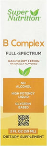 Super Nutrition B Complex, Full Spectrum, Raspberry Lemon, 2 fl oz (59 ml) in Pakistan