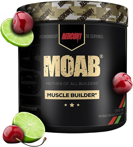 Moab, Cherry Lime - Keto Friendly + Gluten Free Muscle Building Supplement - Contains Calcium HMB Powder & HICA to Support Lean Muscle Growth (30 Servings) in Pakistan